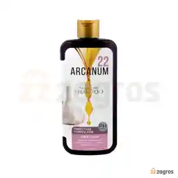 شامپو بدون سولفات مغذی آرکانوم حاوی عصاره سیر مناسب موهای معمولی 370 میل
