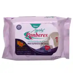 دستمال مرطوب آرایشی ضد چروک حاوی عصاره کالندولا پنبه ریز 20 عددی