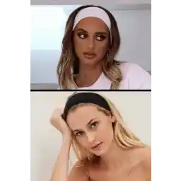 ست هدبند منعطف پنبه ای زنانه 2 بسته H&E DESIGN