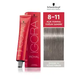 رنگ مو ایگورا رویال اش تونز 8-11 لایت اوبورن اینتنس ساندره 60 میلی لیتر