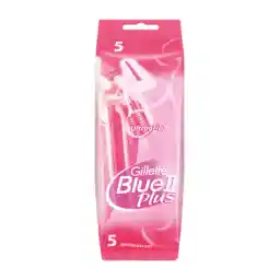 خود تراش 5 تیغه ژیلت مدل Blue II Plus بسته 5 عددی