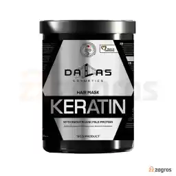 ماسک مو ترمیم کننده دالاس Dalas حاوی کراتین و پروتئین شیر 1000 میل