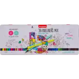 ست Bruynzeel Fineliner 36 رنگ