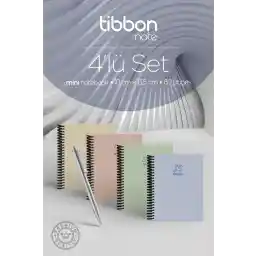 مجموعه نوت بوک مارپیچ مینی تیبون نوت 4 53