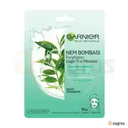 ماسک ورقه ای بمب آبرسان گارنیر مناسب پوست چرب و مختلط تک عددی 32 گرم