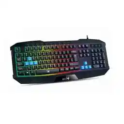 کیبورد گیمینگ جنیوس مدل Scorpion K215 Genius Scorpion K215 RGB Gaming Keyboard