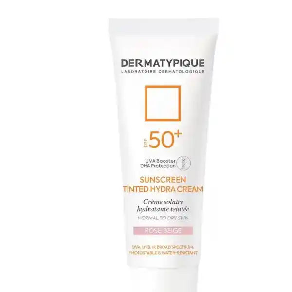 کرم ضد آفتاب رنگي درماتيپيک با +SPF50 مناسب پوست خشک حجم 50 میل - رنگ بژ طلایی
