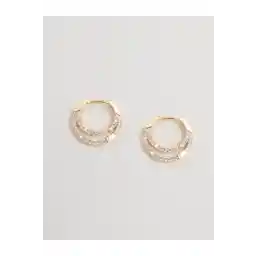 گوشواره گیره ای شیک با سنگ دوزی جیمی کی رز