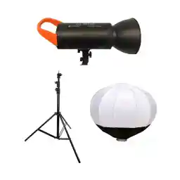 کیت تک شاخه نور ثابت Answer cob JSL B-0300 + سافت باکس فانوسی و پایه