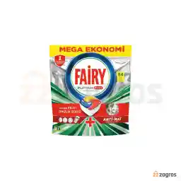 قرص ماشین ظرفشویی فیری پلاتینیوم پلاس Hepsi Bir Arada با رایحه لیمو 84 عددی