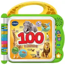 VTech Baby My First 100 Words Animals - اسباب بازی های آموزشی کودک - خواندن و صداها - از 1.5 تا 4 سال