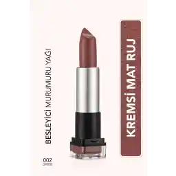Flormar Hafif Dokulu Mat Ruj (PEMBE) - Hd Weightless Matte Lipstick - 002 Dry Rose - 8690604518579