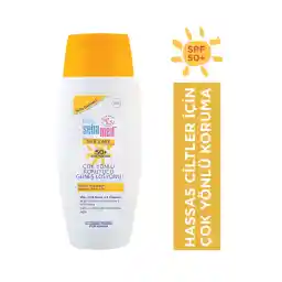 Sebamed Baby SPF 50+ UVA - UVB Filtresi ve E Vitamini Etkili Çok Yönlü Koruyucu Çocuk Güneş Losyonu 150 ml