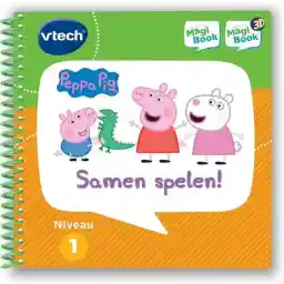 VTech MagiBook Activity Book Peppa Pig - هدیه - با هم بازی کنید! - اسباب بازی های آموزشی - سطح 1 - 2 تا 5 سال