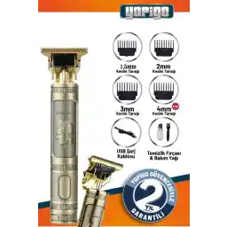 yopigo Rf-1804 T-blade Hairdresser Type صدمین سالگرد تراشیدن موی گردن ریش طراحی لیزر موهای زائد قبل از اصلاح