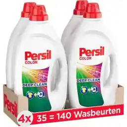 رنگ ژل پرسیل - شوینده مایع - لباس های رنگی - بسته ارزشی - 4 x 35 شستشو