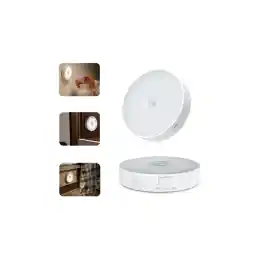 SGE TECHNOLOGY 8 LED با سنسور حرکت، نور سفید قابل شارژ USB، چراغ LED با حالت روشن/خودکار/خاموش، کابینت داخلی، سنسور راهرو