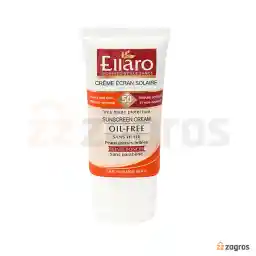 کرم ضد آفتاب فاقد چربی الارو +SPF50 بژ طبیعی مناسب پوست چرب 40 میل