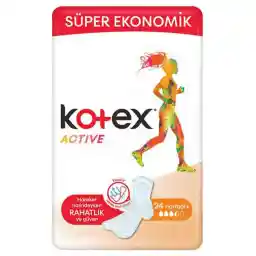 نوار بهداشتی کوتکس مدل Active سایز معمولی بسته 24 عددی
