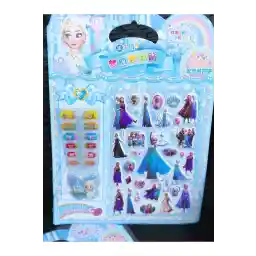 برچسب ELSA آنا منجمد Frozen 3D بعدی ست ناخن تقلبی ناخن کودکان