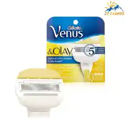 تیغ یدک خودتراش زنانه ژیلت مدل Venus And Olay بسته 3 عددی