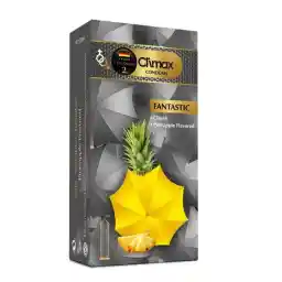 کاندوم کلاسیک کلایمکس مدل Fantastic با رایحه آناناس بسته 12 عددی