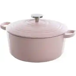 ماهیتابه BK Bourgogne Ø 24 سانتی متر - صورتی - چدن - القایی