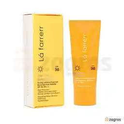 کرم ضد آفتاب و ضد لک لافارر SPF30 بی رنگ مناسب پوست چرب و مستعد آکنه 40 میل کرم ضد آفتاب و ضد لک لافارر SPF30 بی رنگ مناسب پوست چرب و مستعد آکنه 40 میل