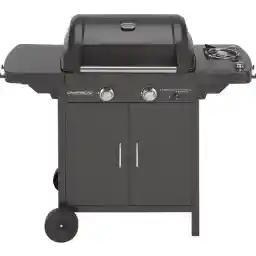 باربیکیو گازی کلاسیک EXS سری 2 کمپینگاز - 2 مشعل - مشکی - باربیکیو