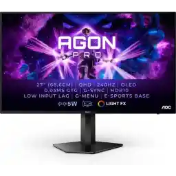 AOC AGON PRO AG276QZD - QHD OLED Gaming Monitor - 240Hz - 27 Inch