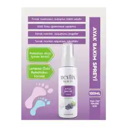 اسپری قارچ پا زیبایی Nevfix عصاره اسطوخودوس 100 میلی لیتر