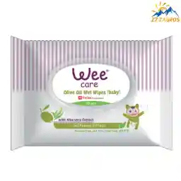 دستمال مرطوب کودک وی کر مدل Olive Oil تعداد 20 عددی