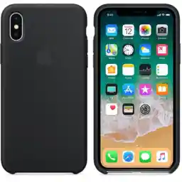 قاب محافظ سیلیکونی اپل آیفون Apple iPhone X/XS Silicone Case Black