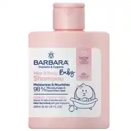 شامپو سر و بدن کودک باربارا حجم 250 میل - صورتی