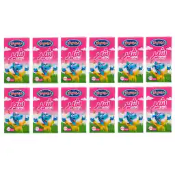 شیر کم چرب دومینو حجم 125 میلی لیتر بسته 12 عددی