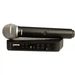 میکروفن بی سیم دستی شور SHURE BLX24/PG58 microphone