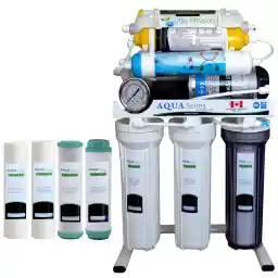 دستگاه تصفیه کننده آب آکوآ اسپرینگ مدل NF3900 به همراه فیلتر مدل 01 مجموعه 4 عددی