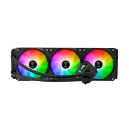 خنک کننده مایع پردازنده گیم دیاس مدل Gamedias AURA GL360 Gamedias AURA GL360 RGB CPU Liquid Cooler