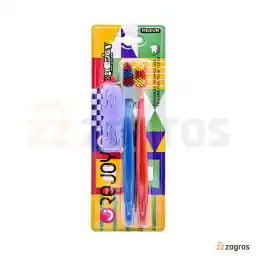 مسواک ریجوی مدل Redesign با برس متوسط بسته 2 عددی