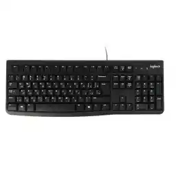 کیبورد باسیم لاجیتک مدل K120 با حروف فارسی Logitech K120 Wired Keyboard With Persian Letters