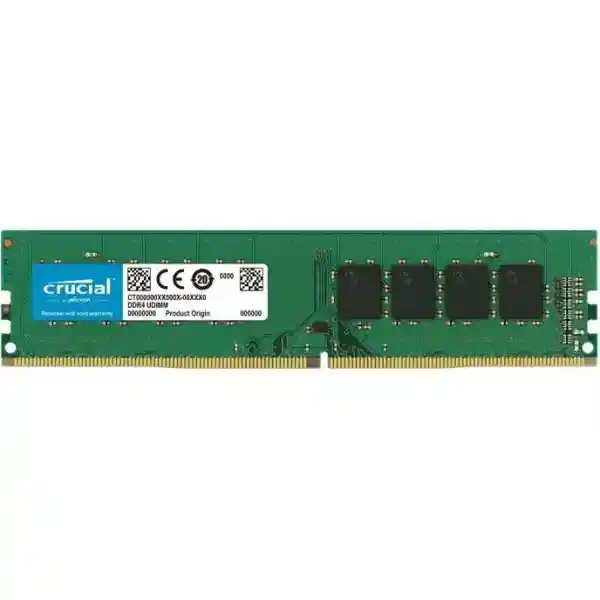 رم دسکتاپ DDR4 تک کاناله 3200 مگاهرتز CL22 کروشیال مدل UDIMM ظرفیت 8 گیگابایت