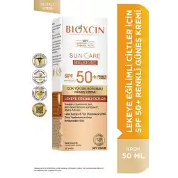 ضد آفتاب رنگی Bioxcin Sun Care با محافظت بسیار بالا برای پوست های مستعد لک با SPF 50 - Blemish Tinted