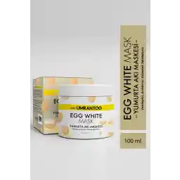 ماسک سفیده تخم مرغ MRS.UMRANTOO ماسک سفیده تخم مرغ سفت کننده منافذ و تصفیه جوش سر سیاه