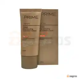 کرم ضد آفتاب جوان کننده فاقد چربی پریم SPF50 رنگی مناسب انواع پوست 40 میل
