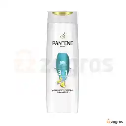 شامپو مرطوب کننده 3 در 1 پنتن مناسب موهای خشک و آسیب دیده 400 میل