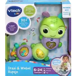 VTech Animal Friends Turn & Wiggle Caterpillar - مرکز فعالیت های تعاملی - اسباب بازی های آموزشی کودک - 6 تا 24 ماهه