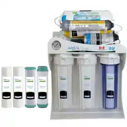 دستگاه تصفیه کننده آب آکوآ اسپرینگ مدل RO-SF5660 به همراه فیلتر تصفیه آب کد 01 مجموعه 4 عددی