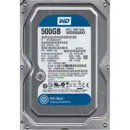 هارد دیسک اینترنال PC 500 وسترن دیجیتال سری آبی blue WD Blue WD5000AAKX - hard drive - 500 GB - SATA-6