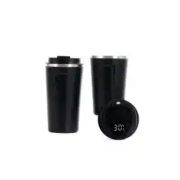 قمقمه مشکی خانگی Vivien با نمایشگر دیجیتالی دمای 500 میلی لیتر