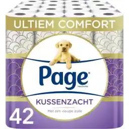 کاغذ توالت صفحه - 42 رول - بالش دستمال توالت نرم (3 لایه) - بسته ارزشی